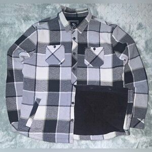 O’Neil Sherpa Lined Flannel Jacket Men’s Size 2XL